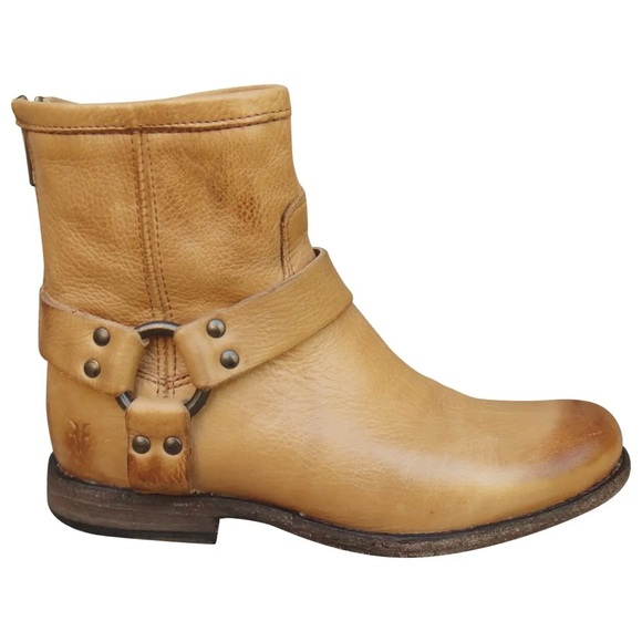 Frye Shoes - Frye Phillip harness leather boots